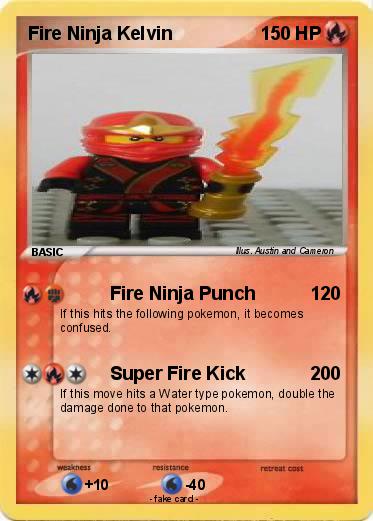 Pokemon Fire Ninja Kelvin