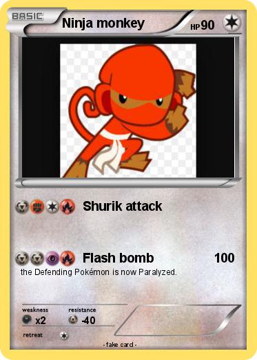 Pokemon Ninja monkey