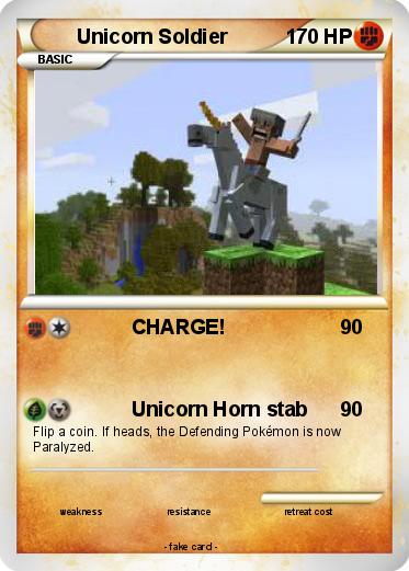 Pokemon Unicorn Soldier