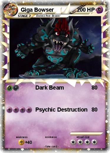 Pokemon Giga Bowser