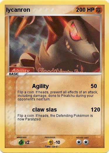 Pokemon lycanron