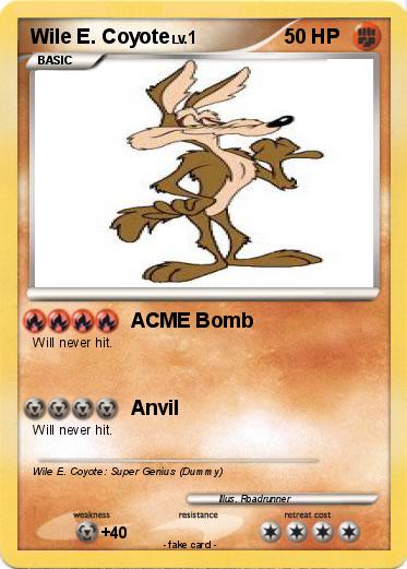 Pokemon Wile E. Coyote