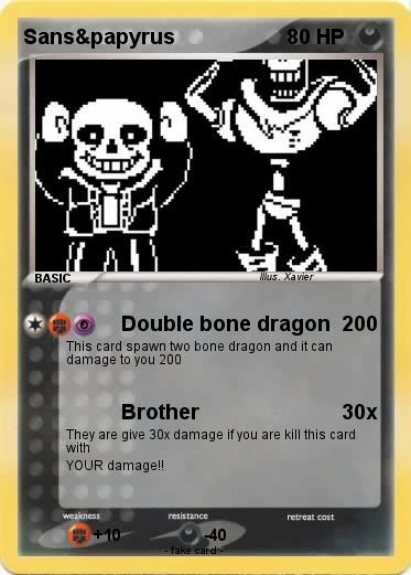 Pokemon Sans&papyrus