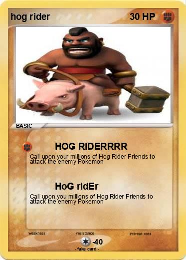 Pokemon hog rider