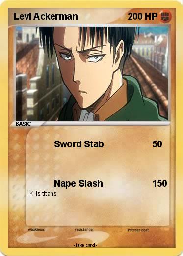 Pokemon Levi Ackerman