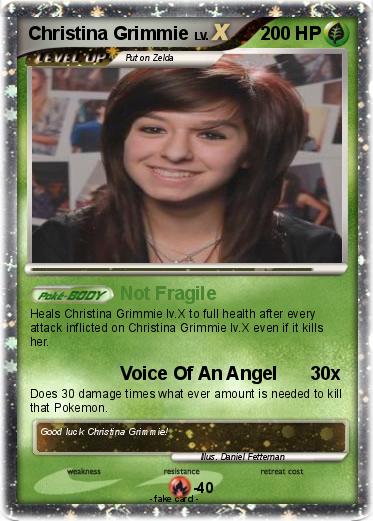 Pokemon Christina Grimmie