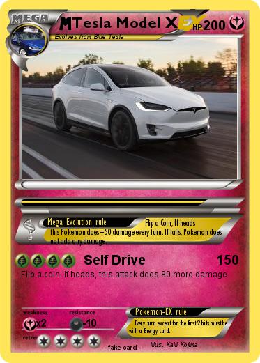 Pokemon Tesla Model X