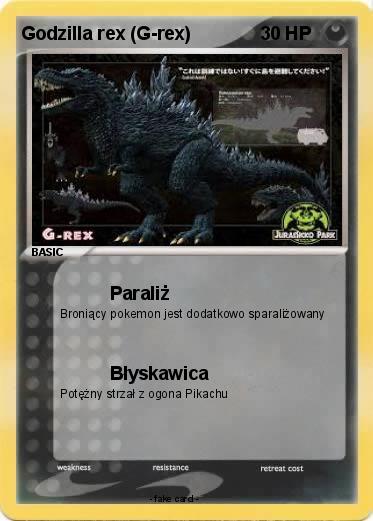 Pokemon Godzilla rex (G-rex)