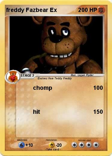 Pokemon freddy Fazbear Ex