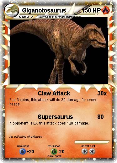 Pokemon Giganotosaurus