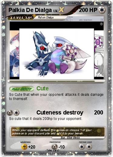 Pokemon Palkia De Dialga