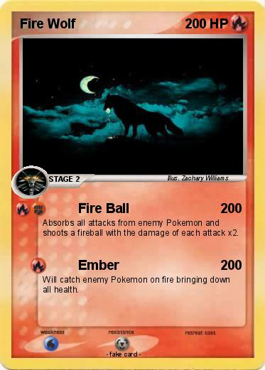 Pokemon Fire Wolf