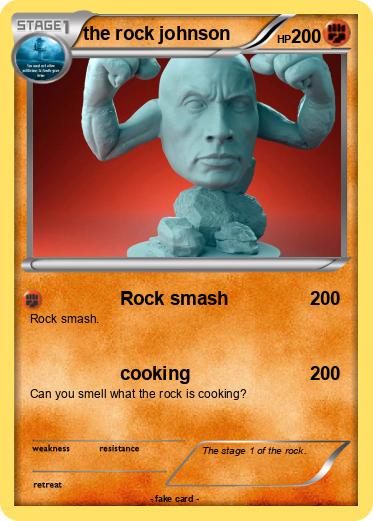 Pokemon the rock johnson
