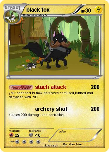 Pokemon black fox