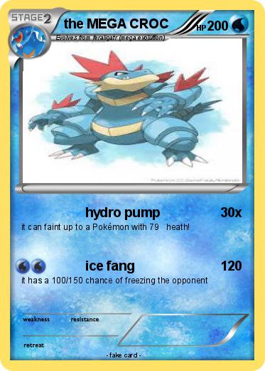 Pokemon the MEGA CROC