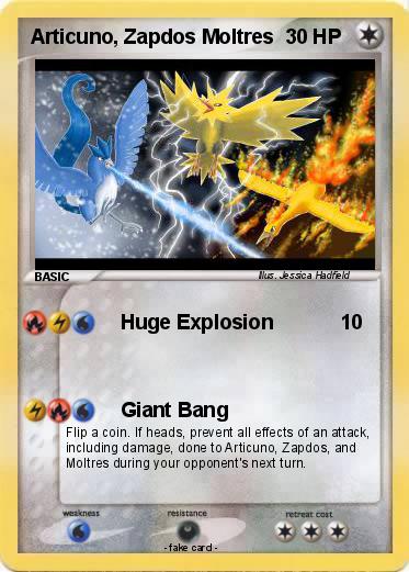 Pokemon Articuno, Zapdos Moltres