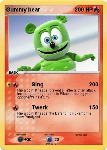 Pokemon Gummy bear