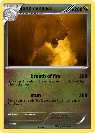 Pokemon john cena EX