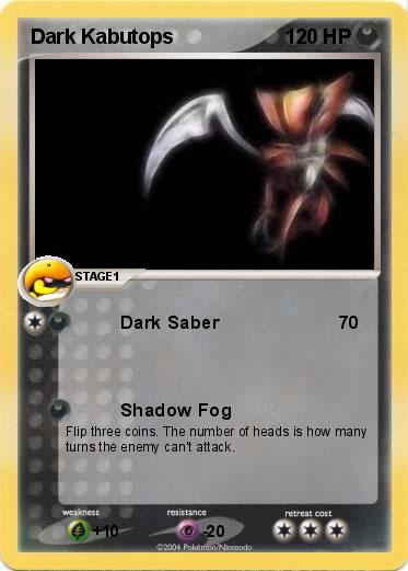 Pokemon Dark Kabutops