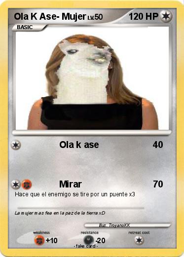 Pokemon Ola K Ase- Mujer