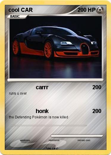 Pokemon cool CAR
