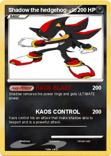 Pokemon Shadow the hedgehog