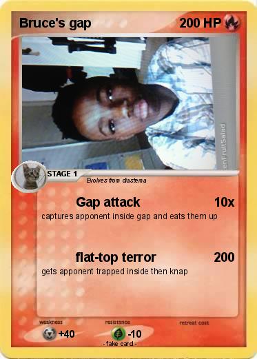 Pokemon Bruce's gap