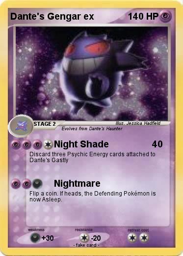 Pokemon Dante's Gengar ex