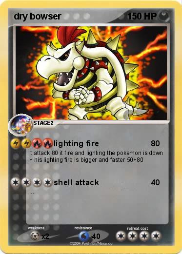 Pokemon dry bowser