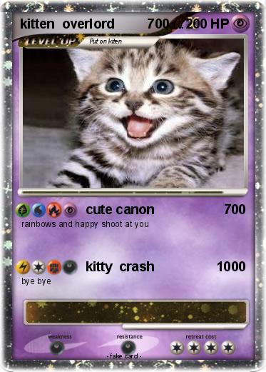 Pokemon kitten  overlord         700
