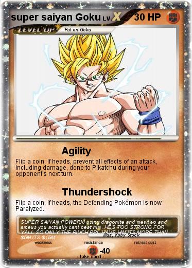 Pokemon super saiyan Goku