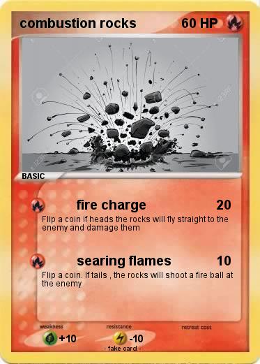 Pokemon combustion rocks