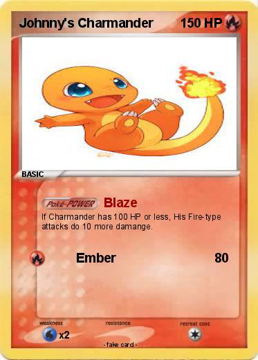 Pokemon Johnny's Charmander