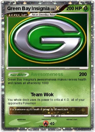 Pokemon Green Bay Insignia