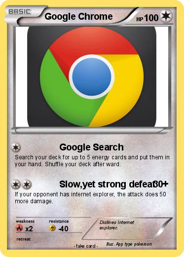 Pokemon Google Chrome