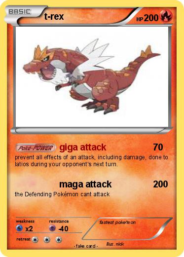 Pokemon t-rex
