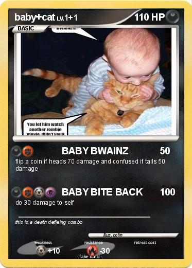Pokemon baby+cat