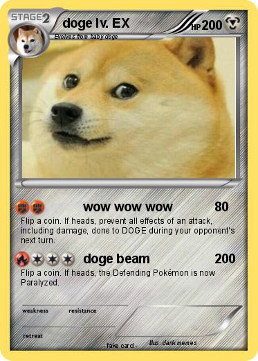 Pokemon doge lv. EX