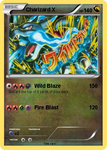 Pokemon Charizard X