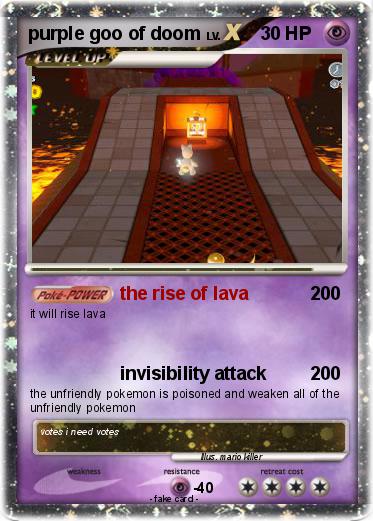 Pokemon purple goo of doom