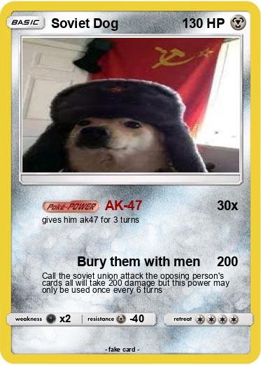Pokemon Soviet Dog