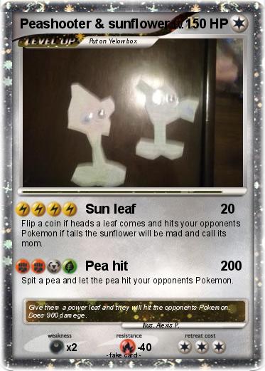 Pokemon Peashooter & sunflower