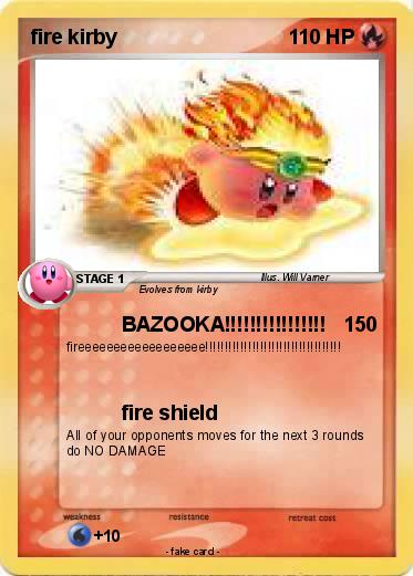 Pokemon fire kirby
