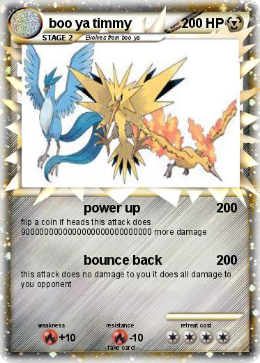 Pokemon boo ya timmy