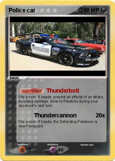 Pokemon Police car