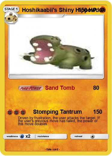 Pokemon Hoshikaabii's Shiny Hippowdon