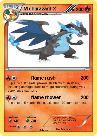 Pokemon M charazard X