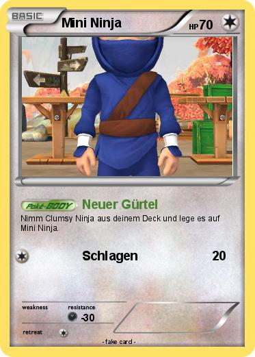 Pokemon Mini Ninja