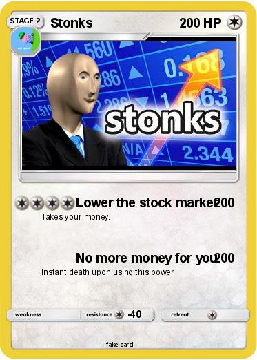 Pokemon Stonks