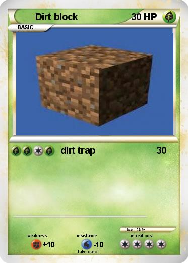 Pokemon Dirt block